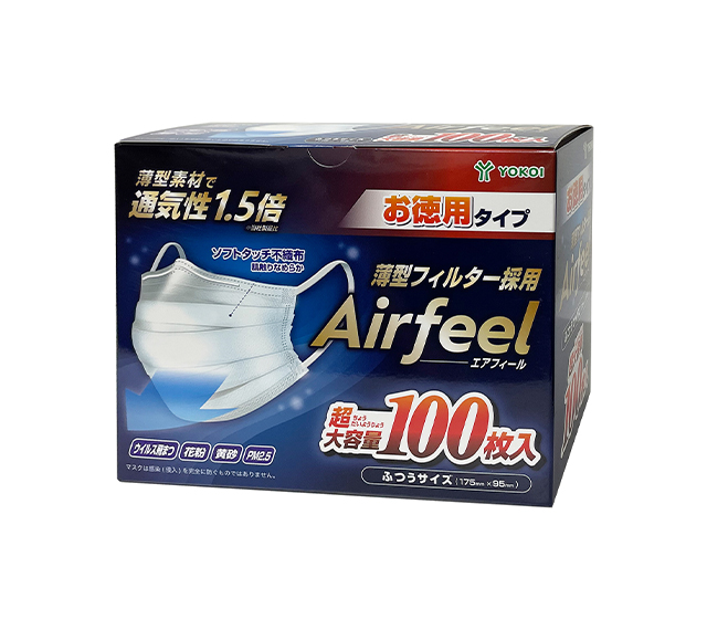エアフィールマスク　ふつう　100枚入