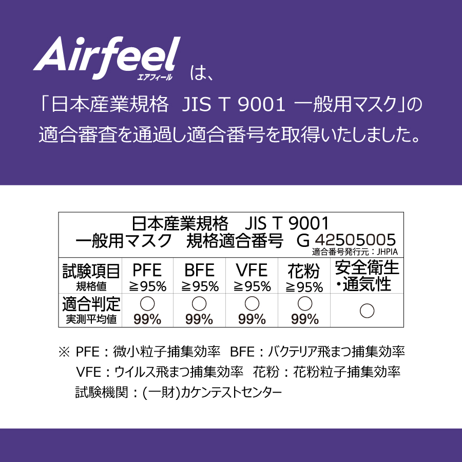 エアフィールマスク　ふつう　100枚入