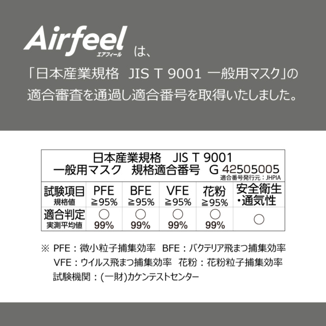 エアフィールマスク　個包装　ふつう　80枚入